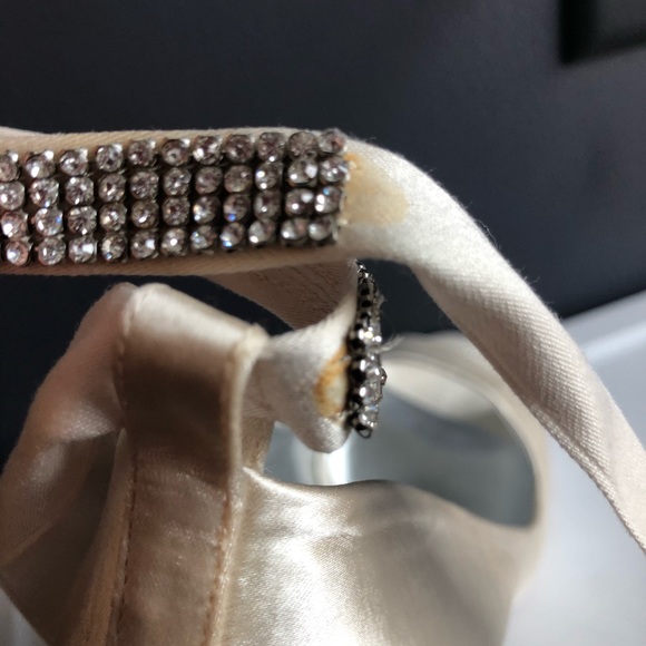 ::DONATED::🆕 NINA // Emma Ankle Wrap Peep Toe Wedge - Picture 4 of 4